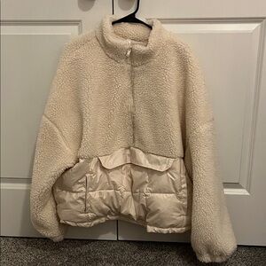 Fabletics Cream Puffer Jacket